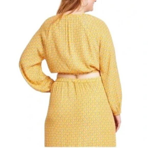 NWT RHODE x Target Long Sleeve Cropped Top Maxi Skirt 2 Piece Set | Sm/Med - Picture 3 of 15